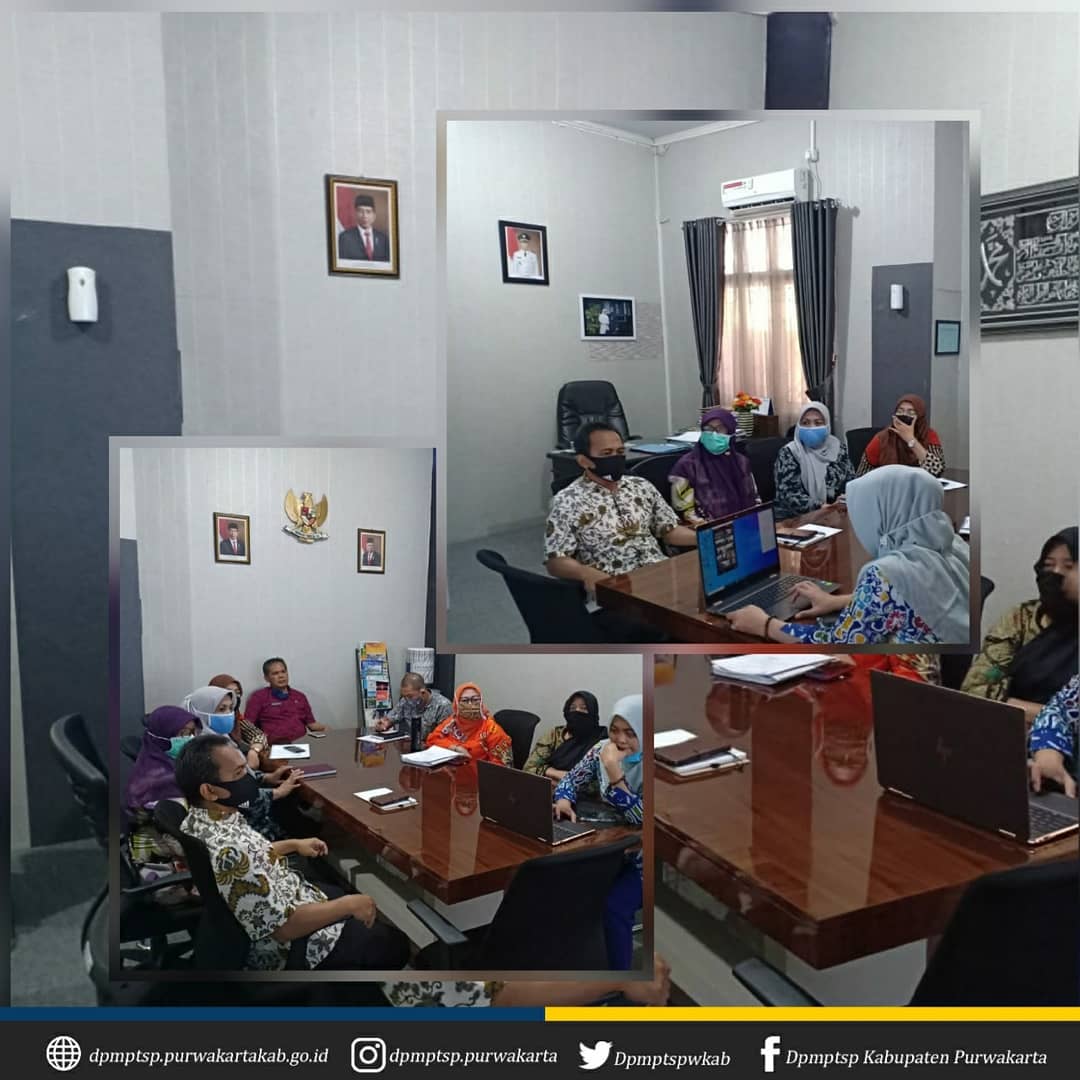 Rapat Koordinasi Sinergitas dan Sinkronisasi Penyelenggaraan Penanaman Modal dan Pelayanan Terpadu Satu Pintu di Wilayah Provinsi Jawa Barat via Zoom Meeting