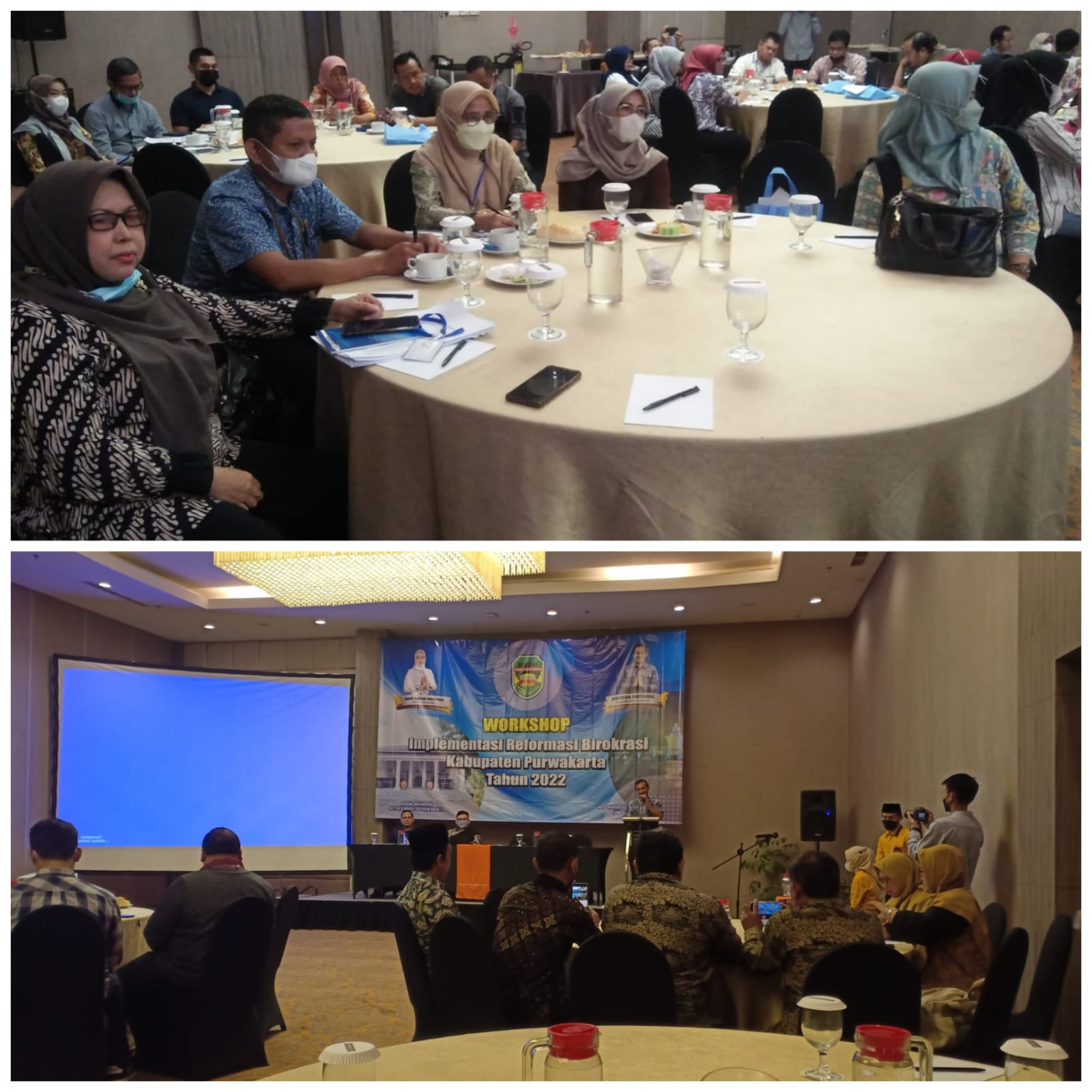 Jumat (10/06/2022) Workshop Implementasi Reformasi Birokrasi Kabupaten Purwakarta bertempat di Hotel Harper Purwakarta
