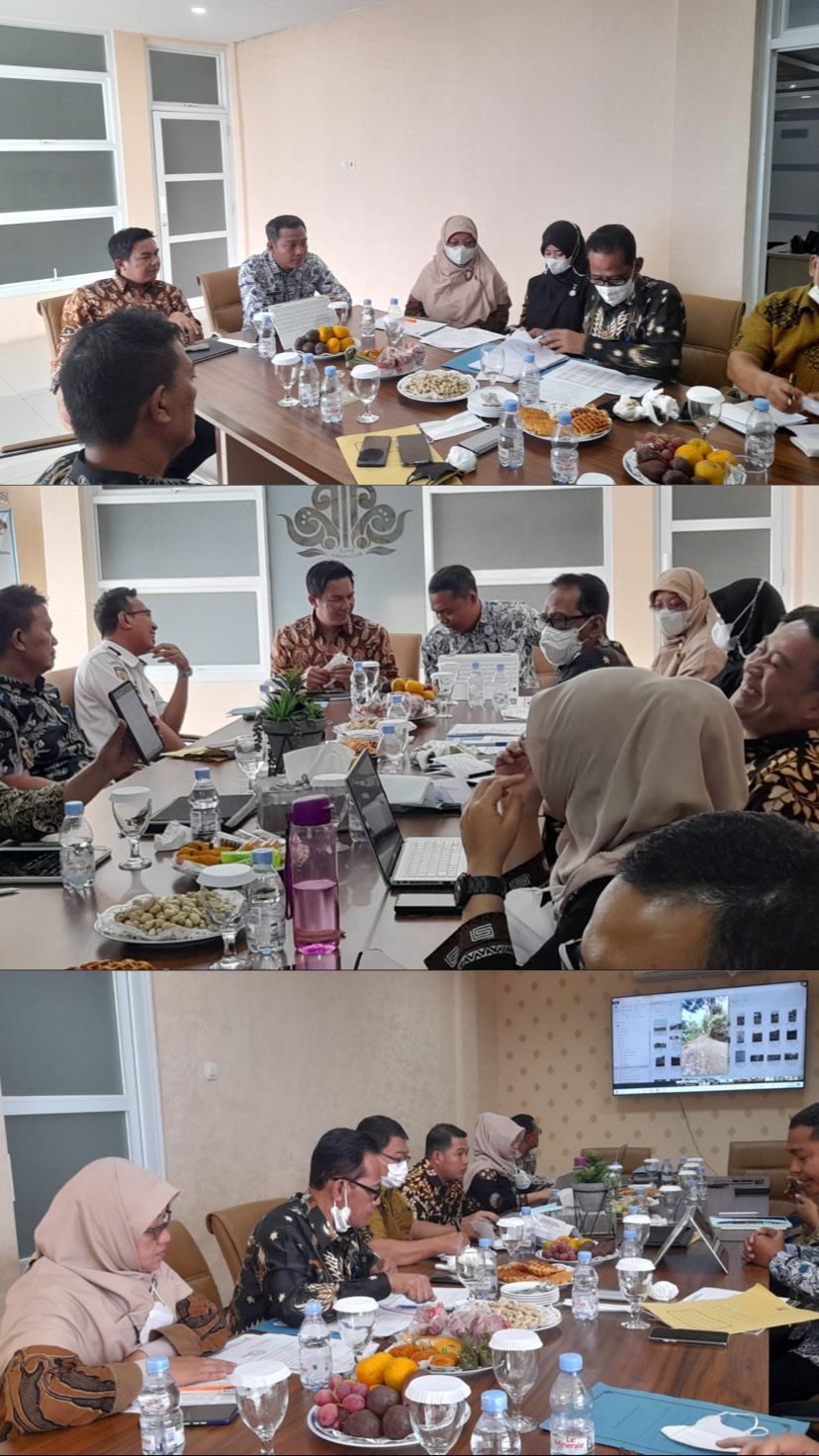 Kamis (23/06/2022) Rapat Pembahasan Koordinasi Penataan Ruang Daerah terkait Permohonan KRK bertempat di Aula MPP Madukara