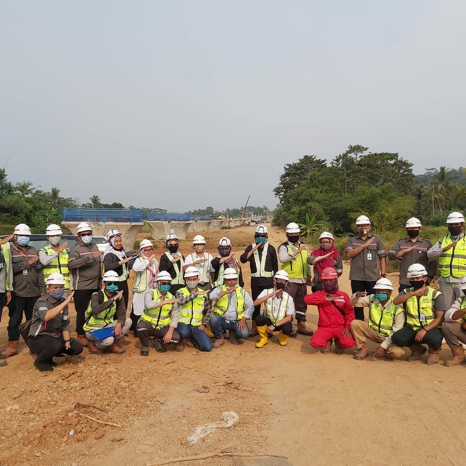 Mendampingi DPMPTSP Provinsi Jabar Kegiatan Pembinaan dan Pemantauan PMA/PMDN ke PT. KCIC Kecamatan Jatiluhur