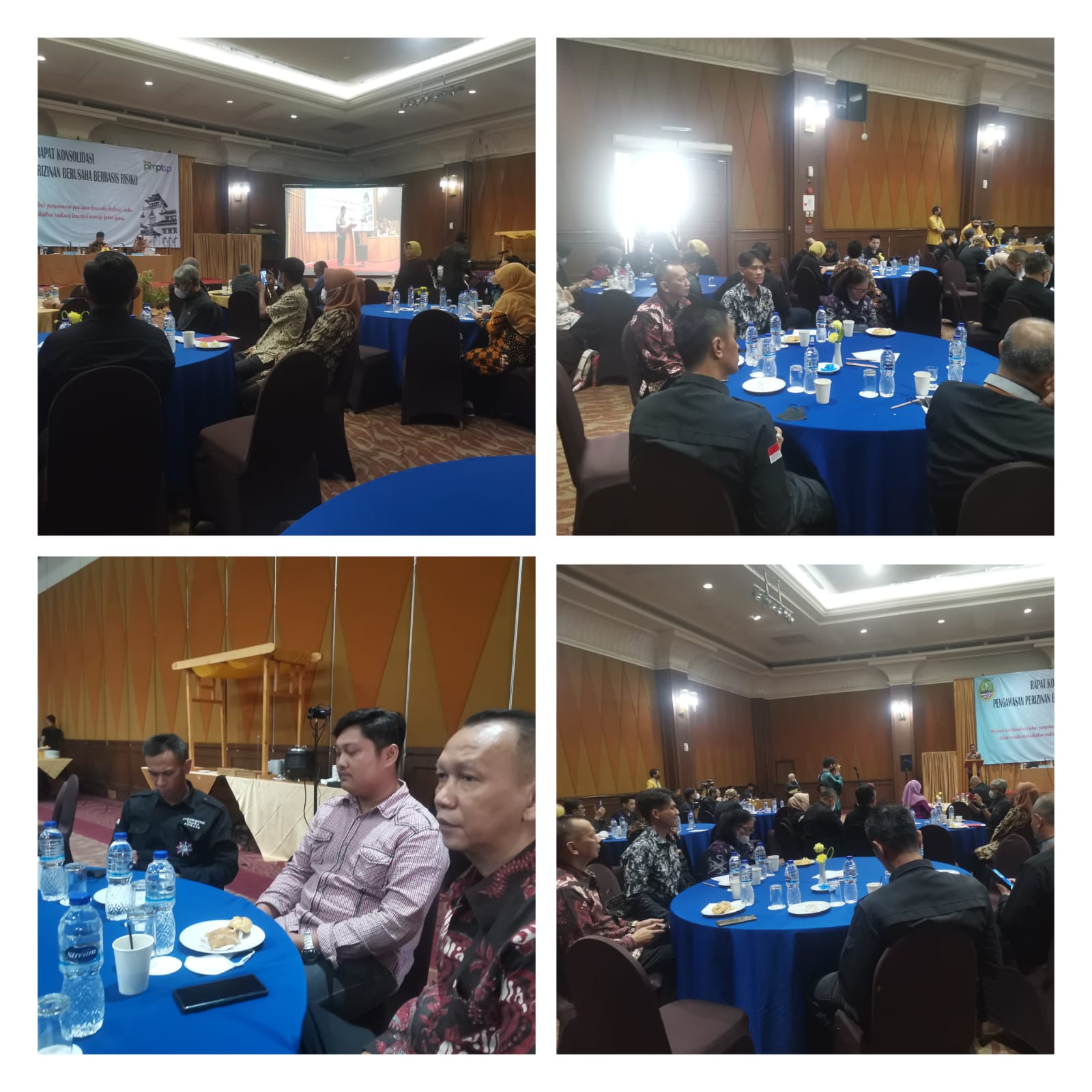 Kamis, (01/12/2022) Rapat Konsolidasi Pengawasan Perizinan Berusaha Berbasis Risiko oleh DPMPTSP Jabar di Hotel Grand Pasundan Bandung