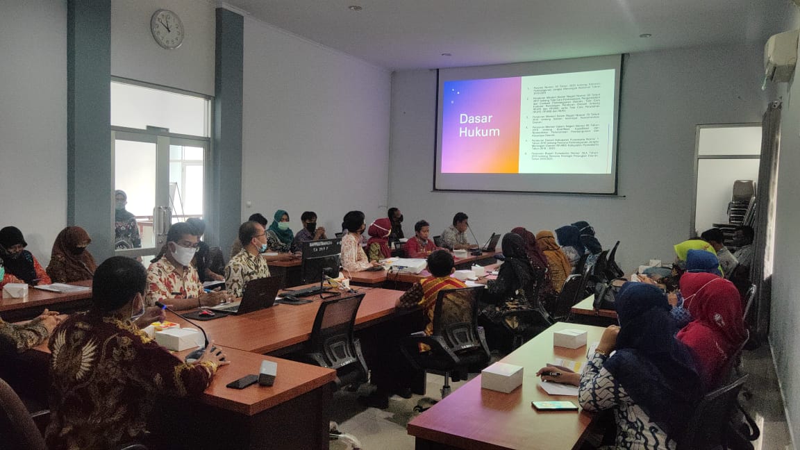 Rapat Persiapan Penyusunan Perubahan RPJMD dan RENSTRA PD Tahun 2018-2023 bertempat di Aula Bappelitbangda Kab. Purwakarta