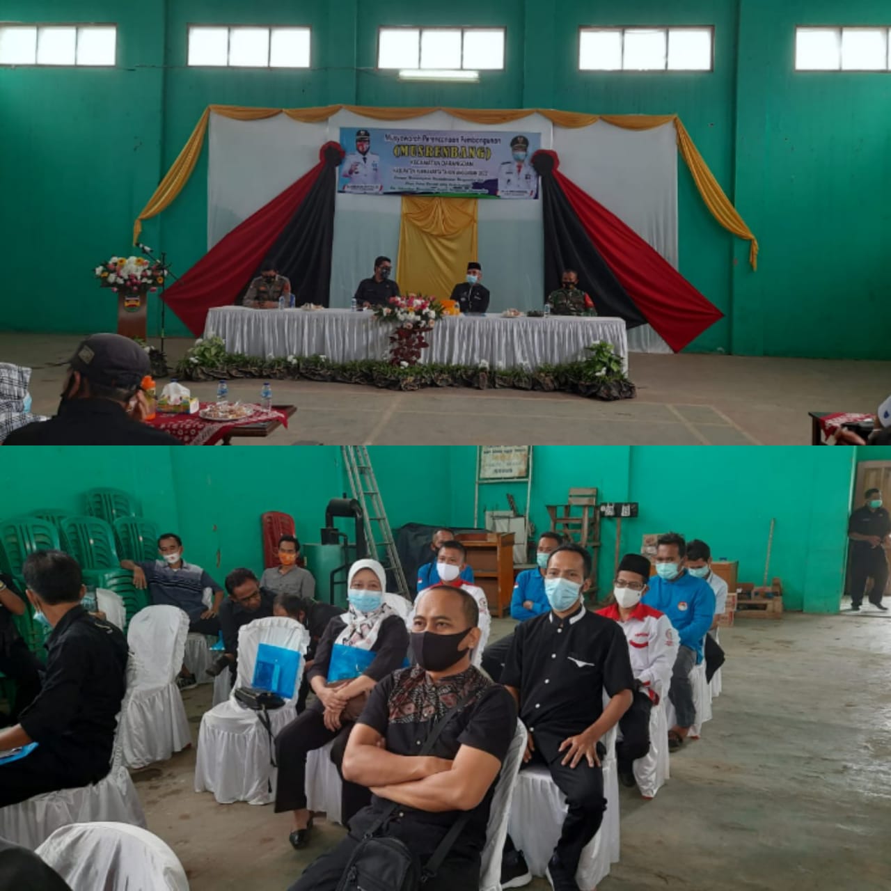 Rabu (10/02/21) Bidang Pengembangan dan Promosi Penanaman Modal mewakili DPMPTSP mengikuti kegiatan MUSRENBANG di Kecamatan Darangdan