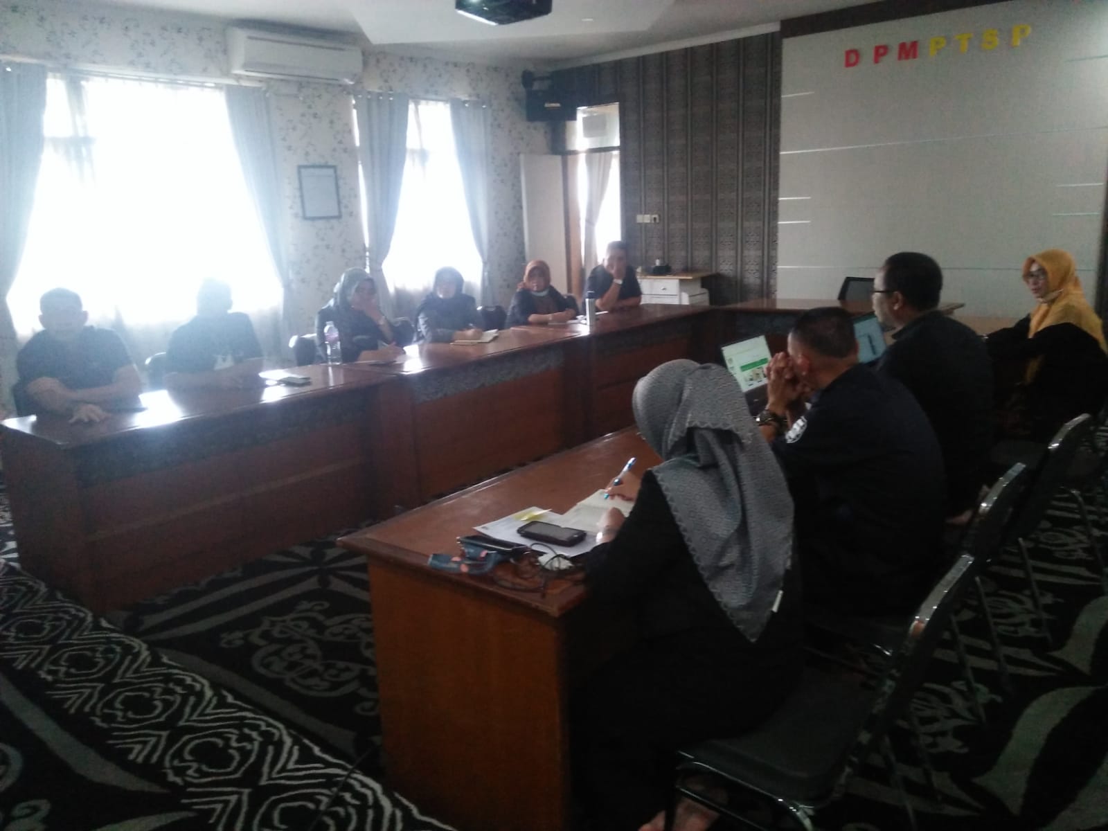 Rabu (22/06/2022) Rapat Koordinasi tentang Penyusunan Data Dukung SPIP bertempat di Aula DPMPTSP