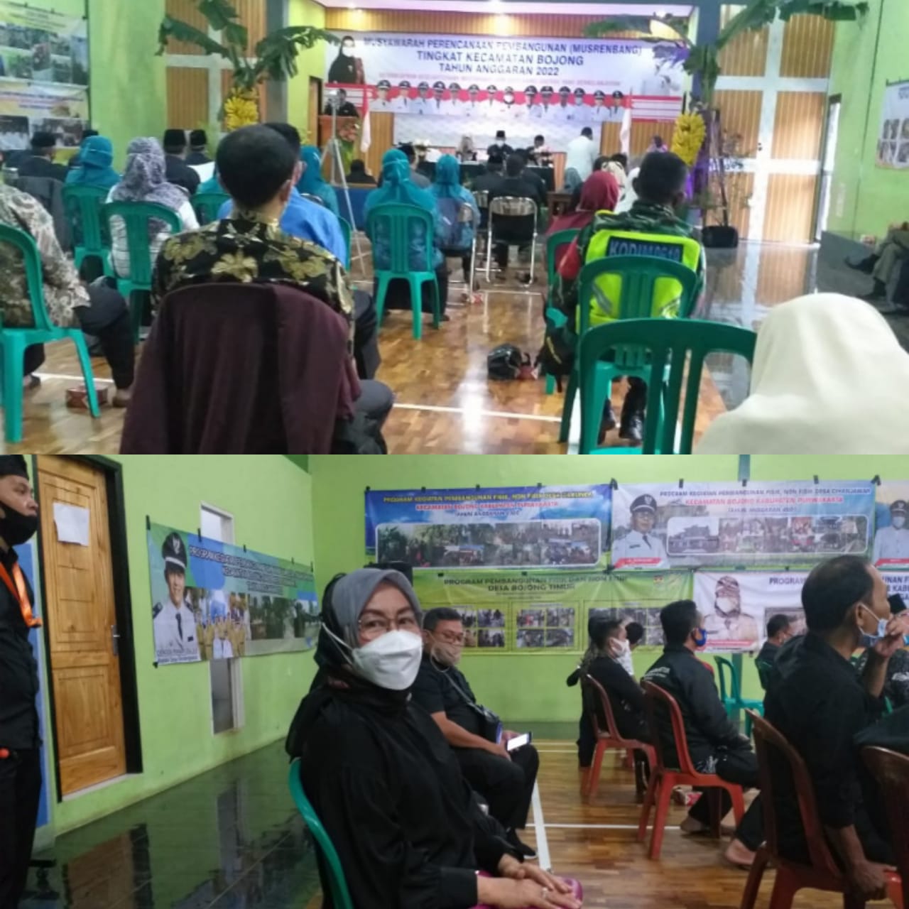 Rabu (10/02/21) Bidang Peeizinan mewakili DPMPTSP mengikuti kegiatan MUSRENBANG di Kecamatan Bojong